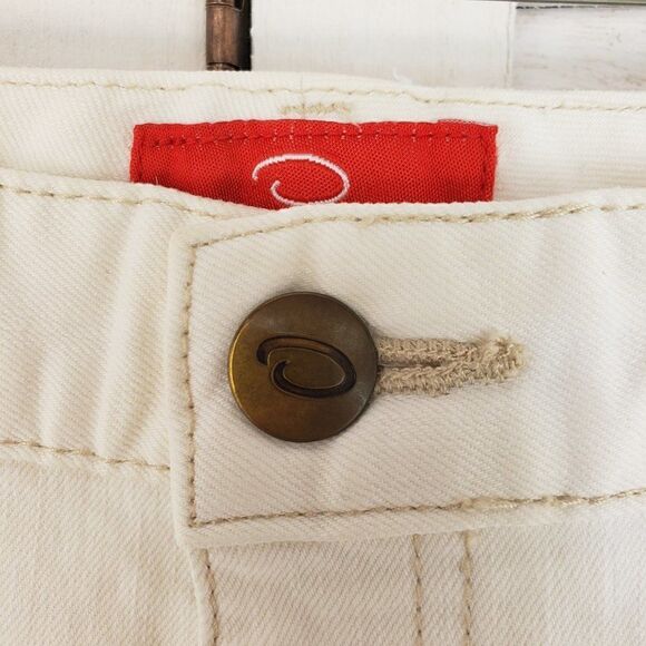 Oscar De La Renta Long Bermuda White Shorts Size 8 - Picture 4 of 6